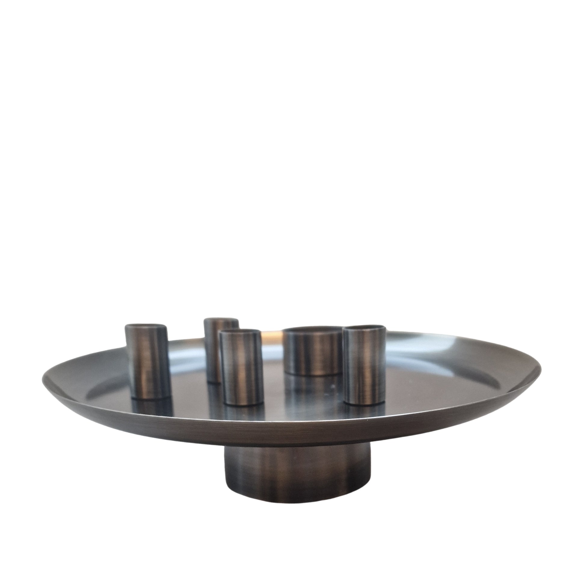 Matthæus Tablett D30 cm mit Kerzenhalter